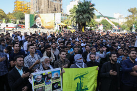 راهپیمایی دانشجویی در حمایت از رزمندگان مقاومت و عملیات وعده صادق ۲