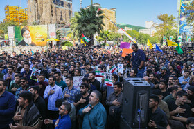 راهپیمایی دانشجویی در حمایت از رزمندگان مقاومت و عملیات وعده صادق ۲