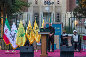 راهپیمایی دانشجویی در حمایت از رزمندگان مقاومت و عملیات وعده صادق ۲