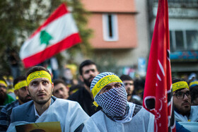 راهپیمایی دانشجویی در حمایت از رزمندگان مقاومت و عملیات وعده صادق ۲