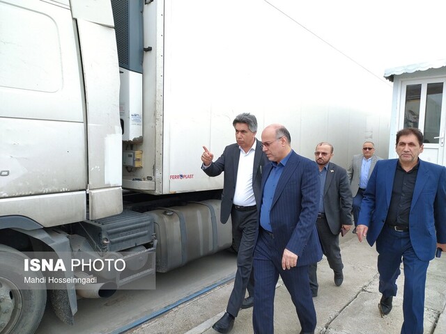 بازدید معاون اقتصادی استاندار گیلان و مدیران کل استان از زیرساختهای مرزی آستارا