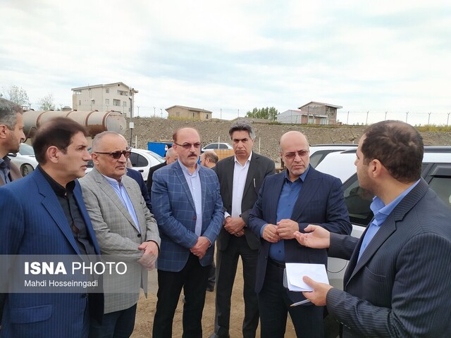 بازدید معاون اقتصادی استاندار گیلان و مدیران کل استان از زیرساختهای مرزی آستارا