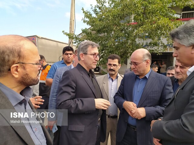 بازدید معاون اقتصادی استاندار گیلان و مدیران کل استان از زیرساختهای مرزی آستارا
