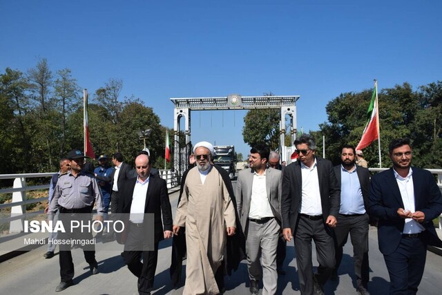 بازدید میدانی رئیس کل دادگستری استان گیلان از مرز و گمرک آستارا