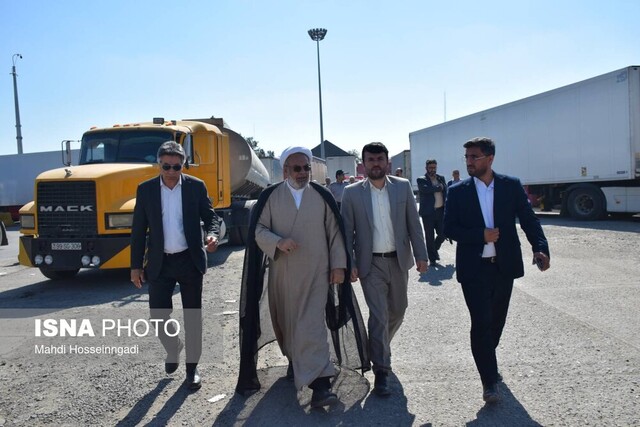 بازدید میدانی رئیس کل دادگستری استان گیلان از مرز و گمرک آستارا