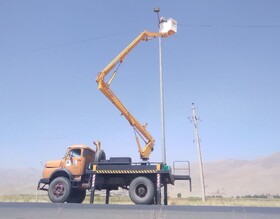 افزایش روشنایی‌ در نقاط حادثه‌خیز همدان