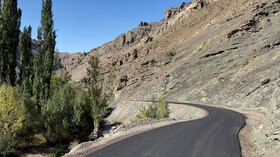 راه روستای خچیره طالقان پس از ۵۰ سال آسفالت شد