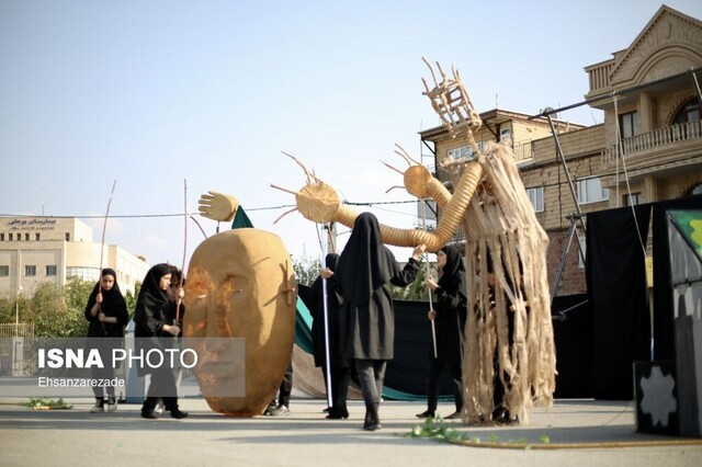 روز دوم اجراهای جشنواره بین المللی تئاتر خیابانی مریوان در قاب تصویر