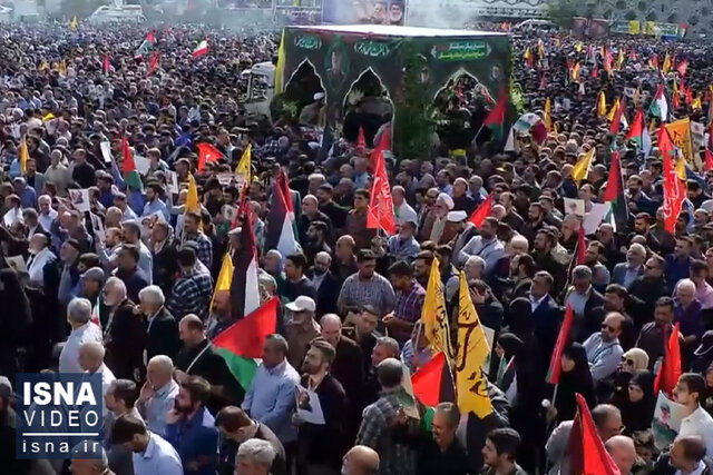 ویدیو/ تهران میزبان شهید دیگری از قدس؛ آغاز مراسم تشییع سردار نیلفروشان ویدیو/ تهران میزبان شهید دیگری از قدس؛ آغاز مراسم تشییع سردار نیلفروشان