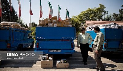 عکس تزئینی ست کشف محموله میلیاردی شکلات های خارجی قاچاق بدر سرخه