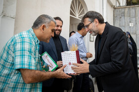 مجید اسماعیلی مدیرعامل موزه سینما آیین رونمایی از غرفه کودک موزه سینما و تندیسهای جشنواره