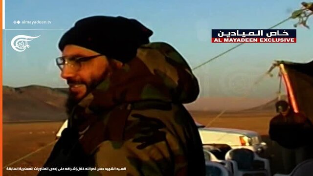 تصاویری از اشراف سید حسن نصرالله بر مانور موشکی حزبالله