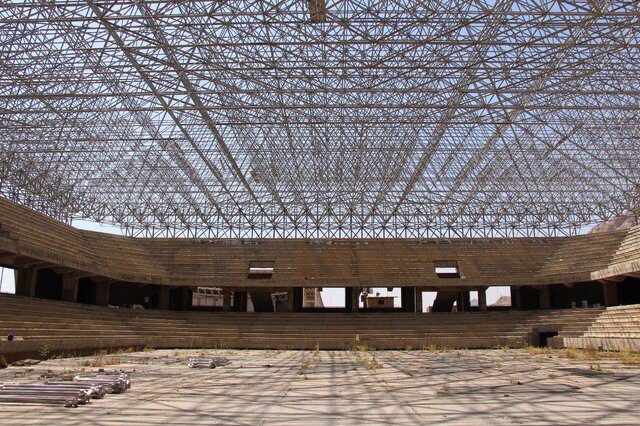 عکس تزئینی است تلاش شرکت توسعه و نگهداری اماکن ورزشی برای اتمام پروژه سالن ۴۵۰۰ نفری اهواز