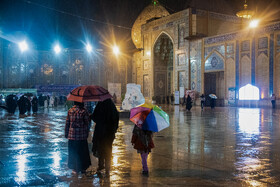 آیین گلباران قبور شهدای شاهچراغ شیراز