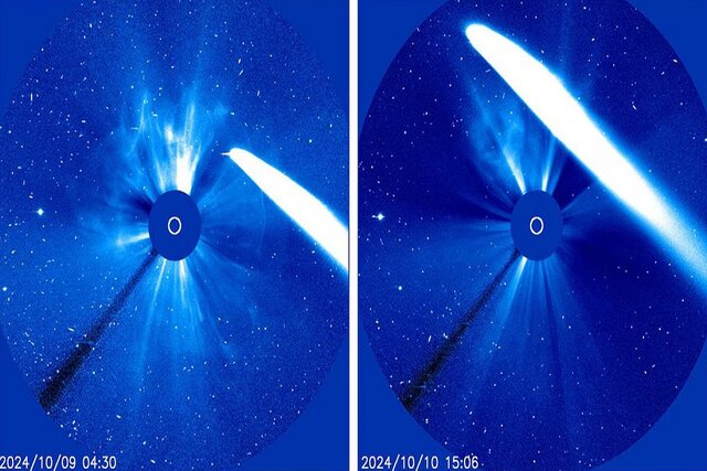 عکسهای جدیدی از ردپای غبارآلود یک دنبالهدار عکسهای جدیدی از ردپای غبارآلود یک دنبالهدار