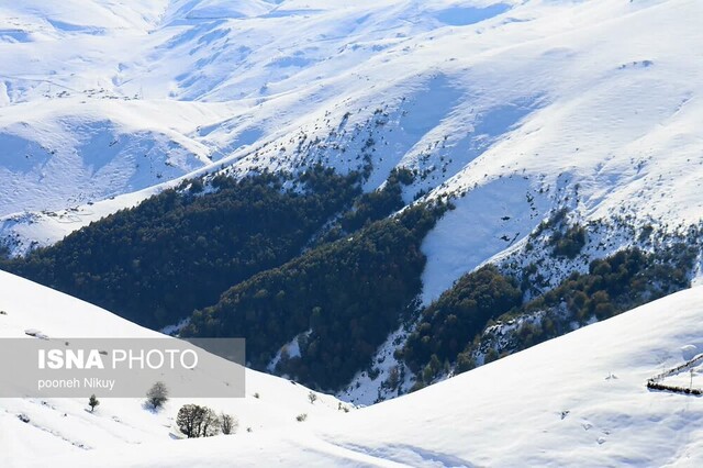 برف و باران در گیلان ادامه دارد