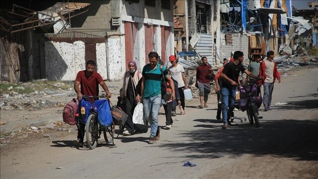 تداوم موج آواره شدن فلسطینی‌ها در شمال غزه