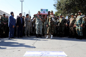 مراسم تشییع پیکر شهید مدافع وطن شهید سجاد منصوری در کرمانشاه