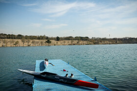 مسابقات قهرمانی قایقرانی آبهای آرام کشور در بخش آقایان