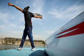 مسابقات قهرمانی قایقرانی آبهای آرام کشور در بخش آقایان