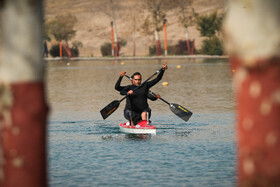 مسابقات قهرمانی قایقرانی آبهای آرام کشور در بخش آقایان