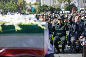 تشییع شهید مدافع امنیت « امیرمحمد شمسی»