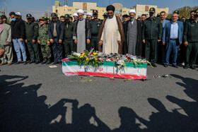 تشییع شهید مدافع امنیت « امیرمحمد شمسی»