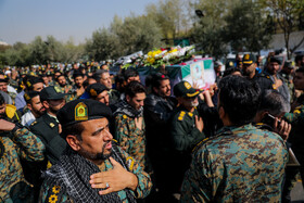 تشییع شهید مدافع امنیت « امیرمحمد شمسی»