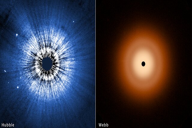 ذرهبین «هابل» و «جیمز وب» روی کرکس فضایی