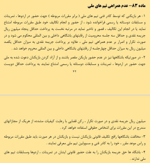 جریمهای دیگر در انتظار جوانان لیگ برتر؟