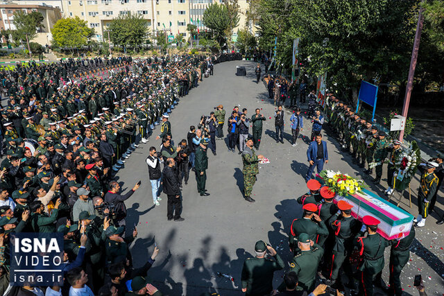 ویدیو/ تشییع پیکر شهید امنیت «امیرمحمد شمسی» در تهران