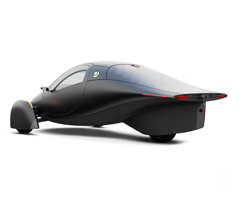 این خودرو فقط با نور خورشید کار میکند