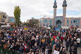  راهپیمایی روز ۱۳ آبان در اردبیل