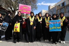 مراسم راهپیمایی روز ۱۳ آبان در اهر