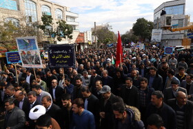 مراسم راهپیمایی روز ۱۳ آبان در اهر