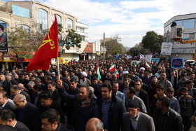 مراسم راهپیمایی روز ۱۳ آبان در اهر