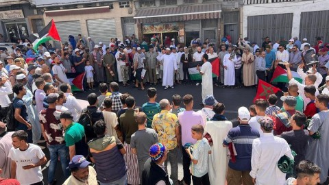 مراکشیها با برپایی تظاهراتی خواستار توقف جنگ علیه غزه شدند