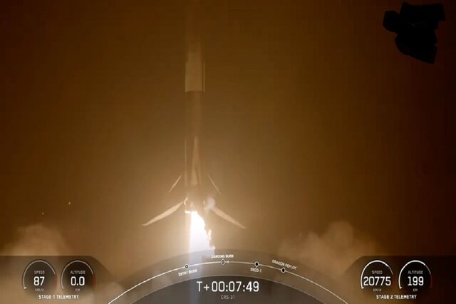 «اسپیسایکس» ۲۷۰۰ کیلوگرم محموله را به فضا پرتاب کرد