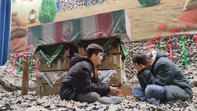 مراسم وداع با پیکر شهید حامد جندقی در پیشوا برگزار شد