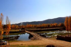 پاییز در روستای دمکره در استان کهکیلویه و بویراحمد