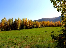 پاییز در روستای دمکره در استان کهکیلویه و بویراحمد