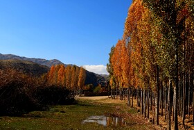 پاییز در روستای دمکره در استان کهکیلویه و بویراحمد