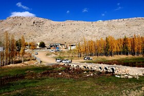 پاییز در روستای دمکره در استان کهکیلویه و بویراحمد