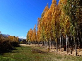 پاییز در روستای دمکره در استان کهکیلویه و بویراحمد