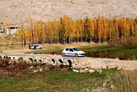 پاییز در روستای دمکره در استان کهکیلویه و بویراحمد