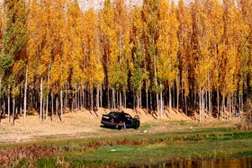 پاییز در روستای دمکره در استان کهکیلویه و بویراحمد