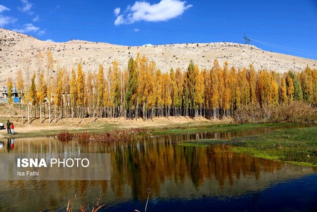 پاییز در روستای دمکره در استان کهکیلویه و بویراحمد