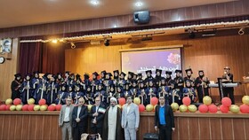 جشن دانش‌آموختگی دانشجویان دانشگاه پیام‌ نور شیراز برگزار شد