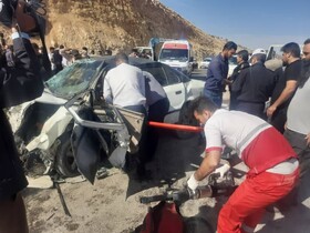 ۲ کشته و ۵ مصدوم در تصادف ۳ خودرو در کمربندی یاسوج