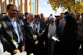 مراسم استقبال از اسکندر مومنی، وزیر کشور در شهر کرد - استان چهار محال و بختیاری